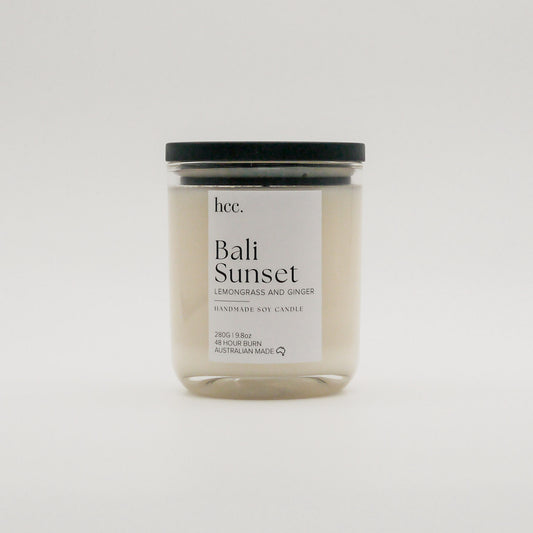 Handmade Soy Candle "Bali Sunset"