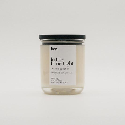 Handmade Soy Candle "In the Lime Light"