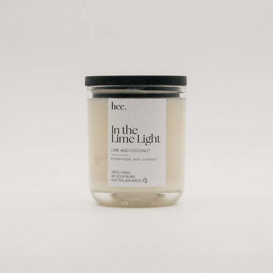 Handmade Soy Candle "In the Lime Light" 