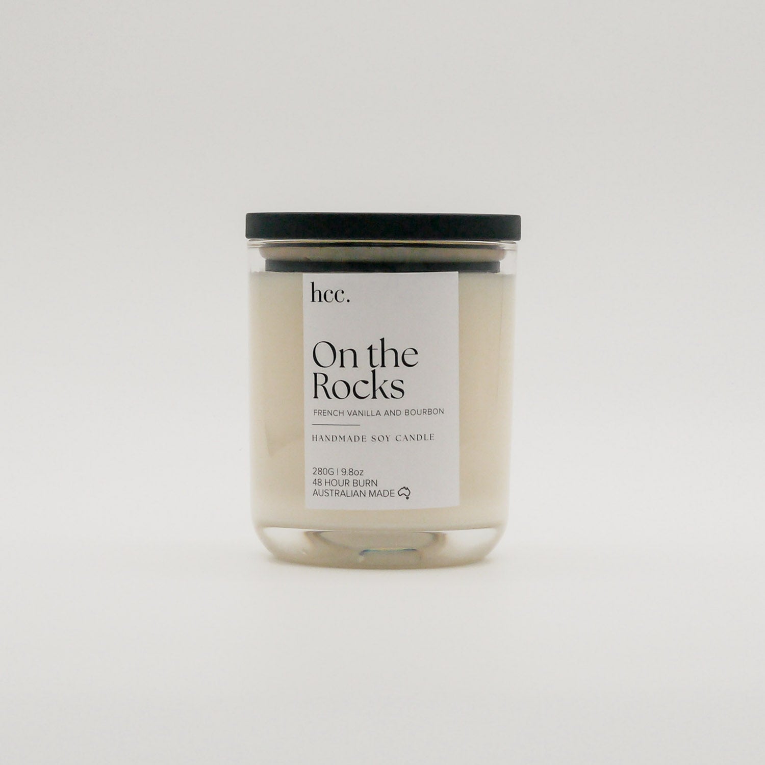 Handmade Soy Candle "On the Rocks"
