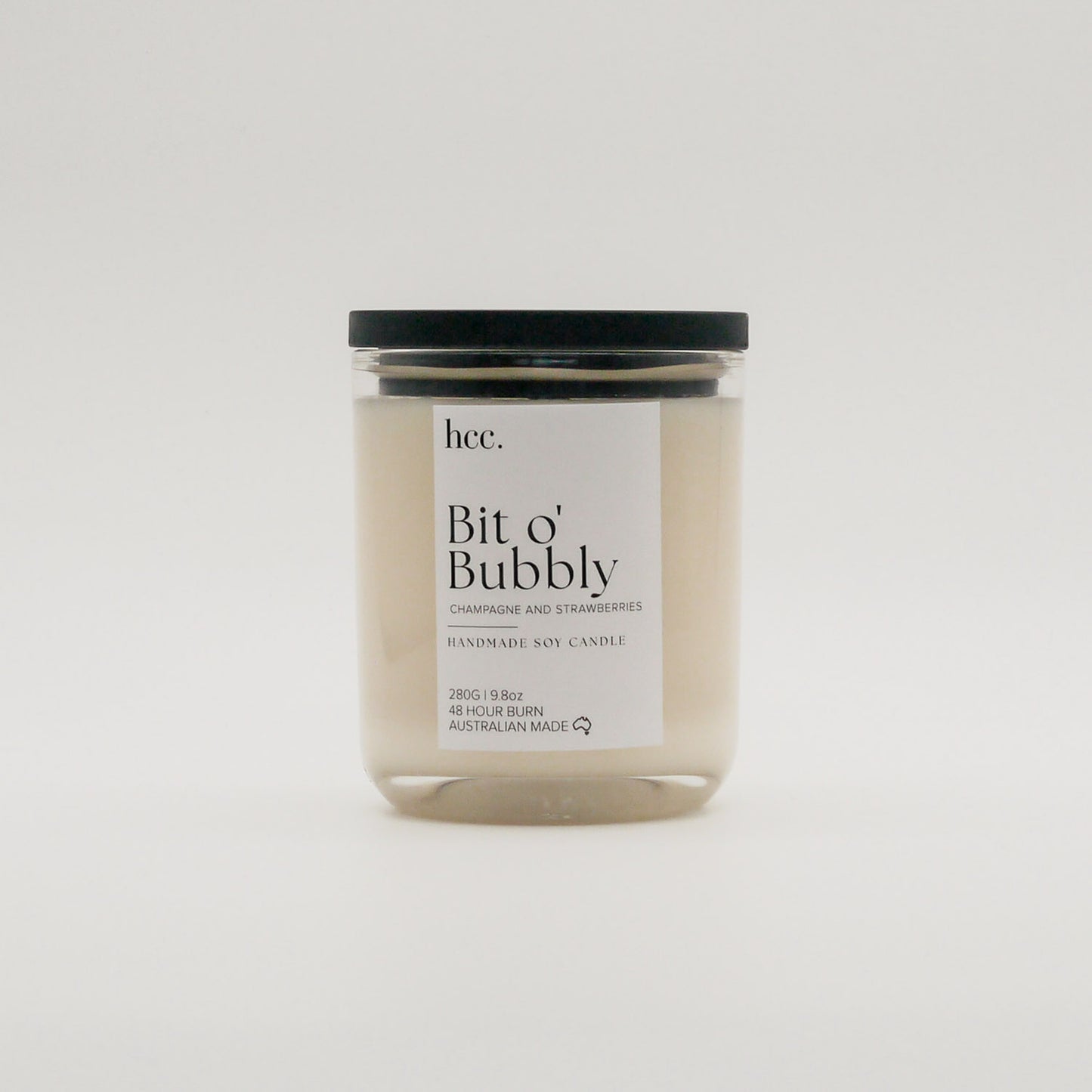 Handmade Soy Candle "Bit o' Bubbly"