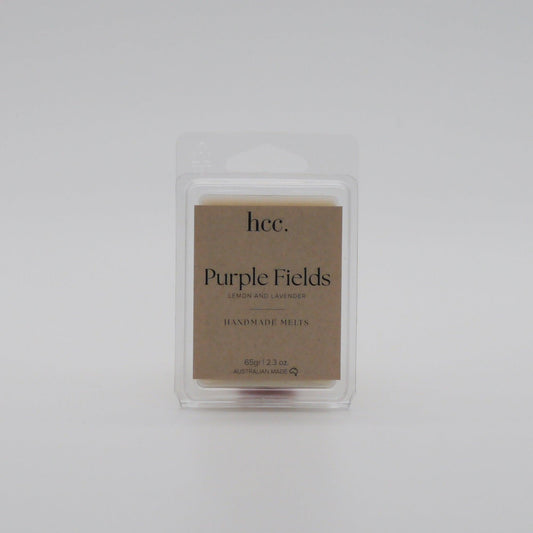 Purple Fields Scented Wax Melts - Honour Candle Co.