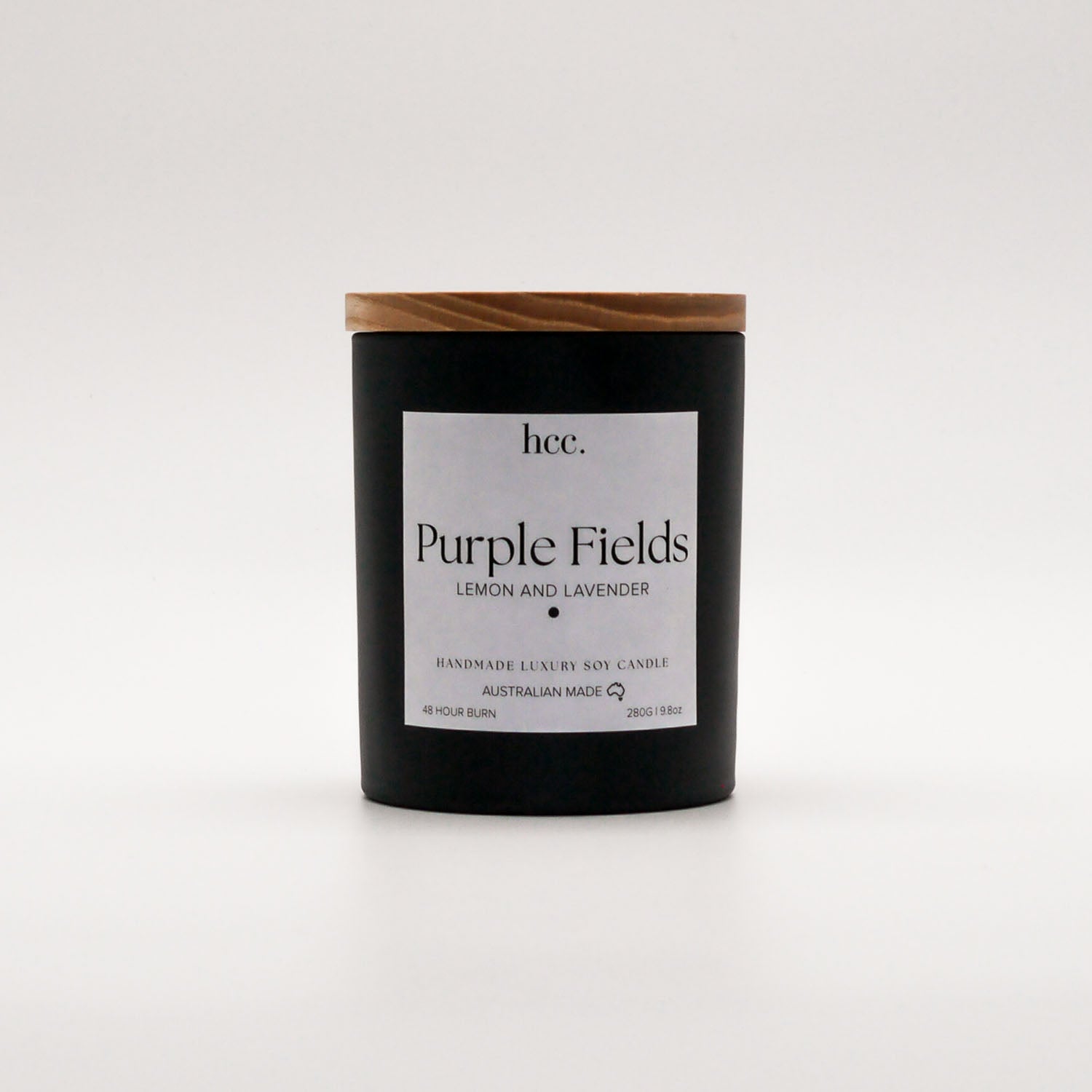 Luxury Handmade Candle "Purple Fields"